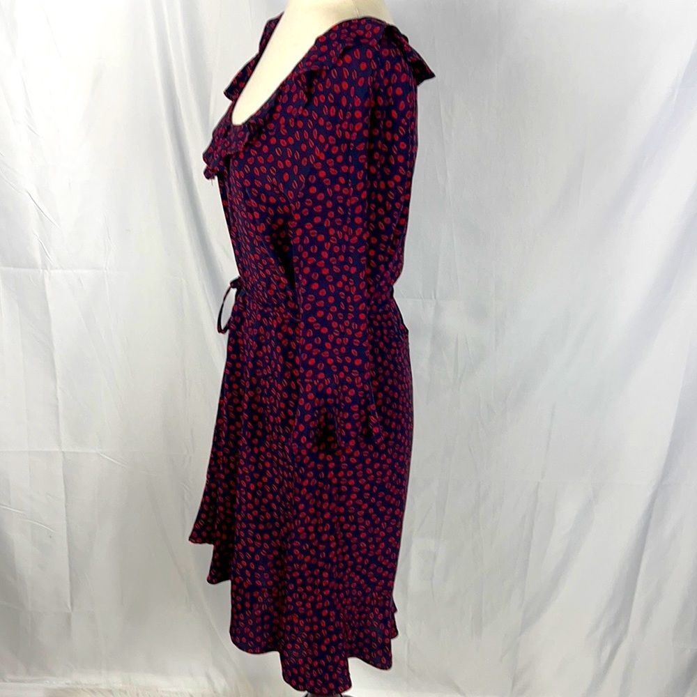 TOPSHOP LIP PRINT MINI DRESS - Picture 10 of 14